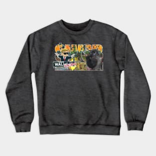 smoking ape - we like the stock - buy the dip - wall street bets graffiti Crewneck Sweatshirt